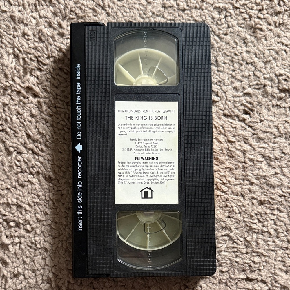 Animated Stories From The New Testament VHS The King Is Born
